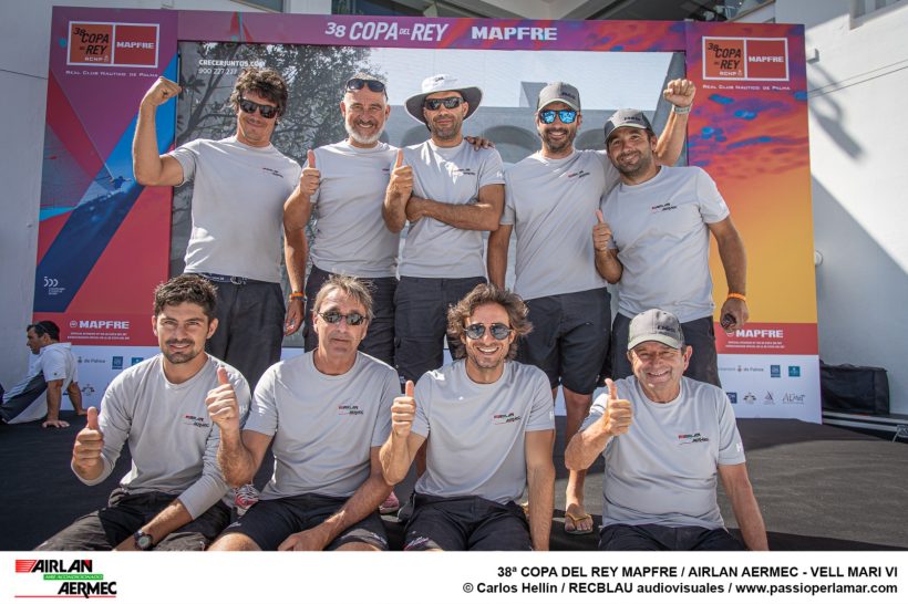 El barco Airlan/Aermec  llega segundo en la 38 Copa del Rey Mapre